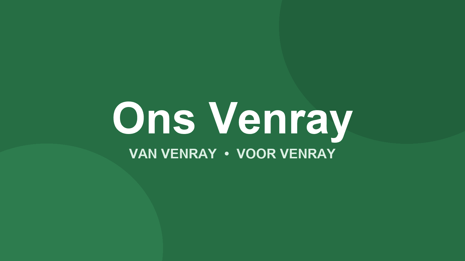 Venray schitterde op het scherm: toen wij allemaal samen voor de buis zaten